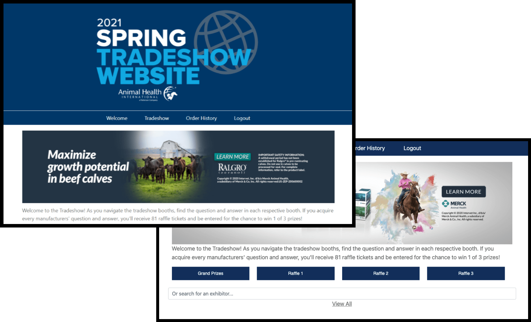 animal health international retal virtual booth